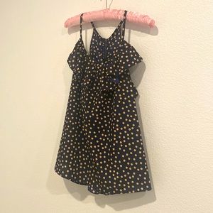 Ruffled, polka dot tank top